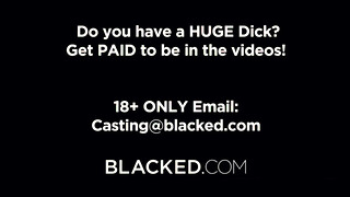 Blacked - Blake Blossom élvezi a hatalmas barna dákót