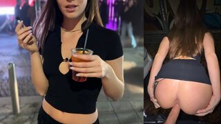 Alaposan megbasztam egy olasz pinát a kocsi mögött a klub előtt